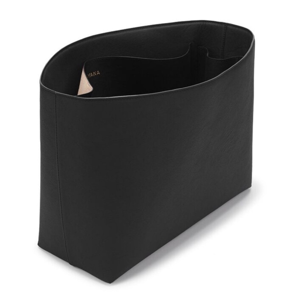 Cuyana Classic Structured Tote Insert Black Blush